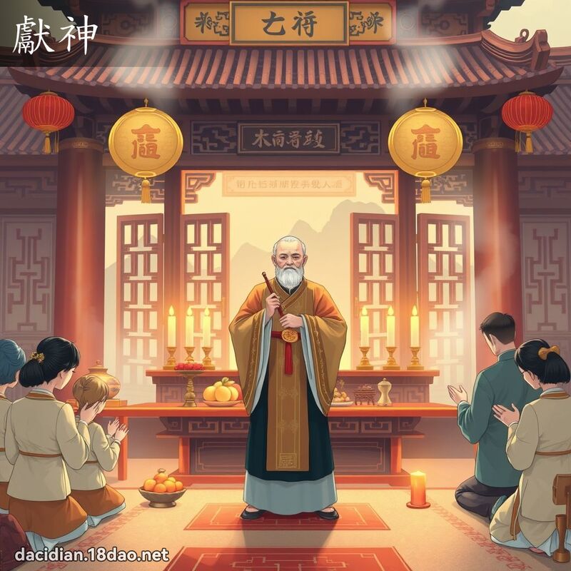 獻神 - 國語大辭典配圖