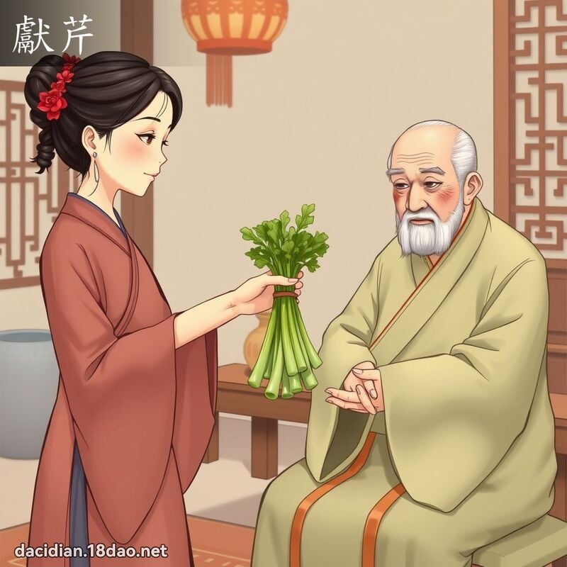 獻芹 - 國語大辭典配圖