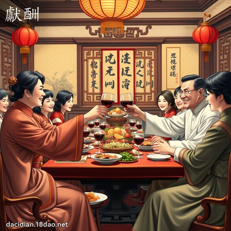 獻酬 - 國語大辭典配圖
