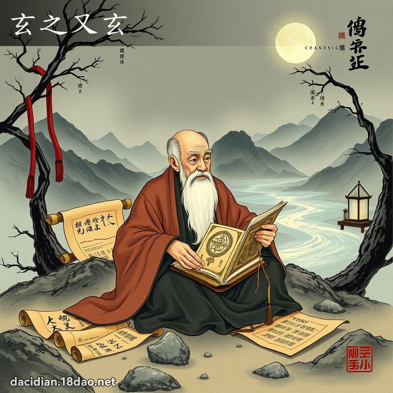 玄之又玄 - 國語大辭典配圖