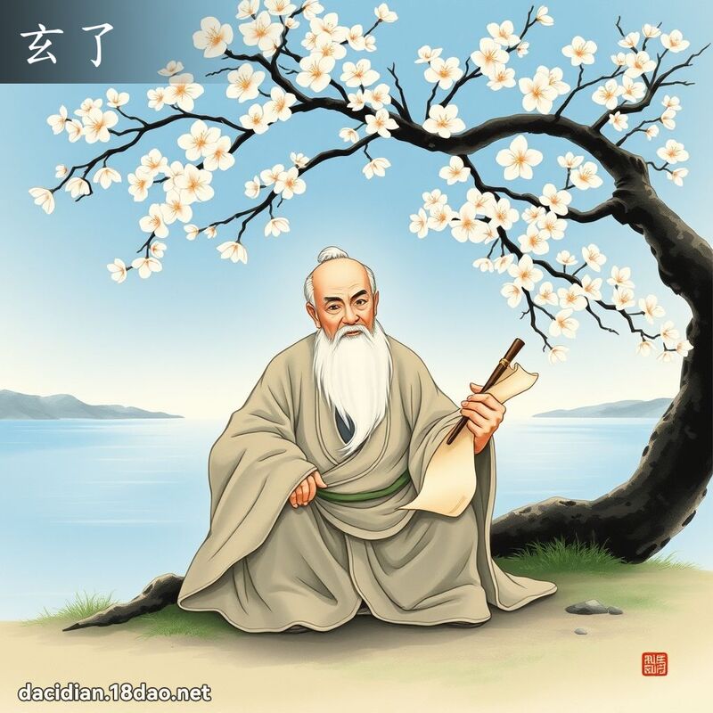 玄了 - 国语大辞典配图