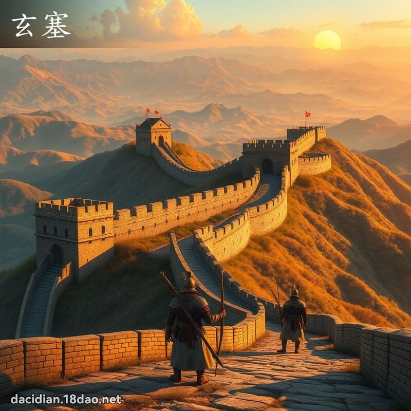 玄塞 - 国语大辞典配图