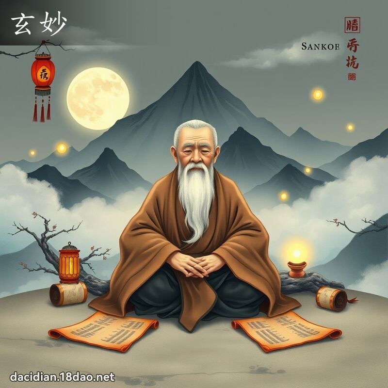玄妙 - 國語大辭典配圖