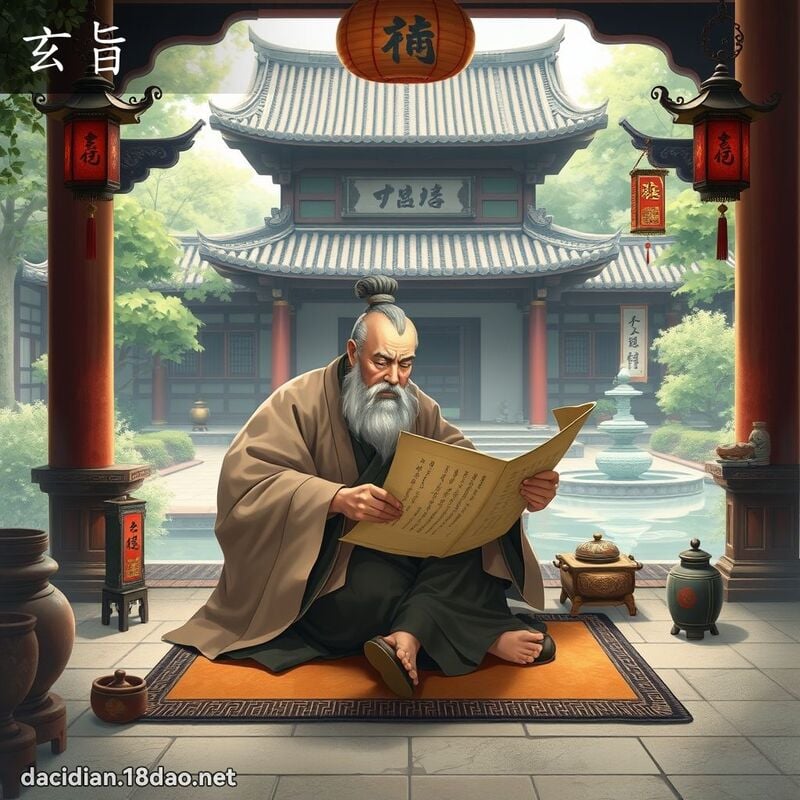 玄旨 - 国语大辞典配图