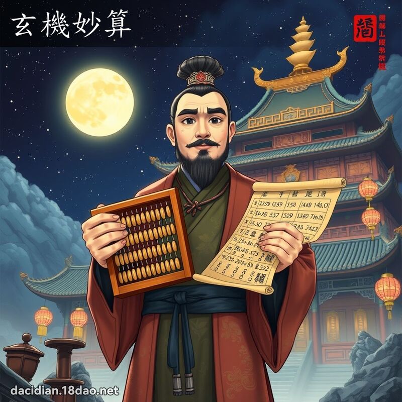 玄機妙算 - 國語大辭典配圖