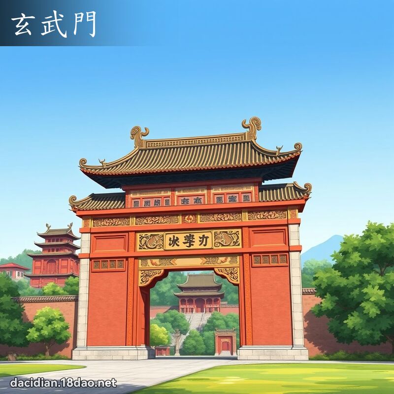 玄武門 - 國語大辭典配圖