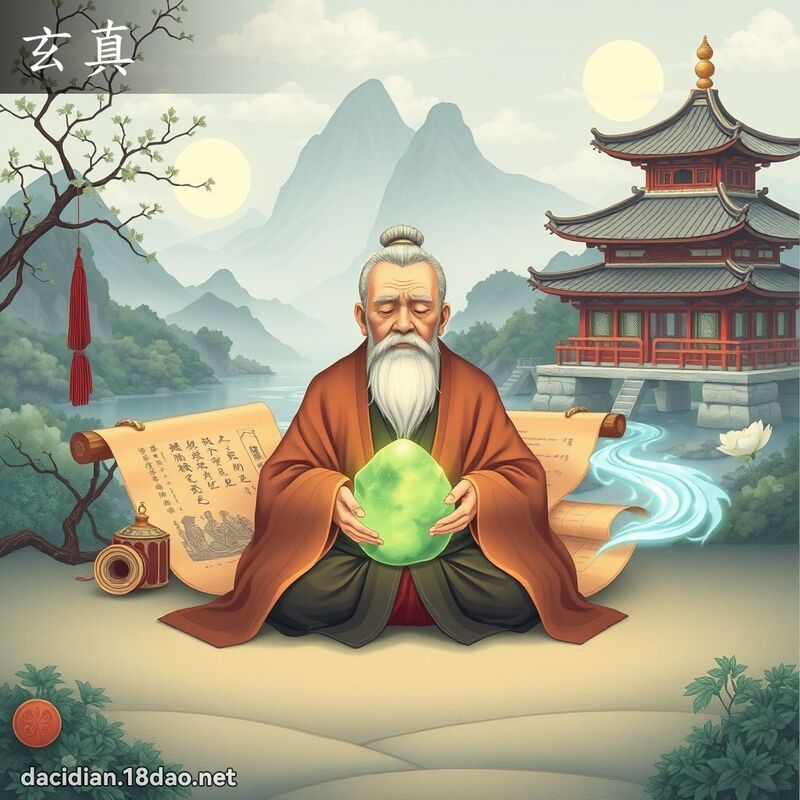 玄真 - 國語大辭典配圖