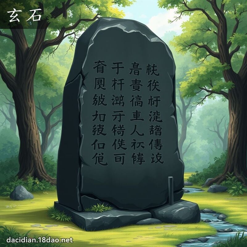 玄石 - 国语大辞典配图