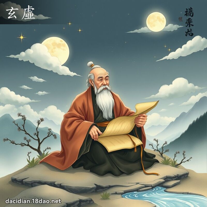 玄虛 - 國語大辭典配圖