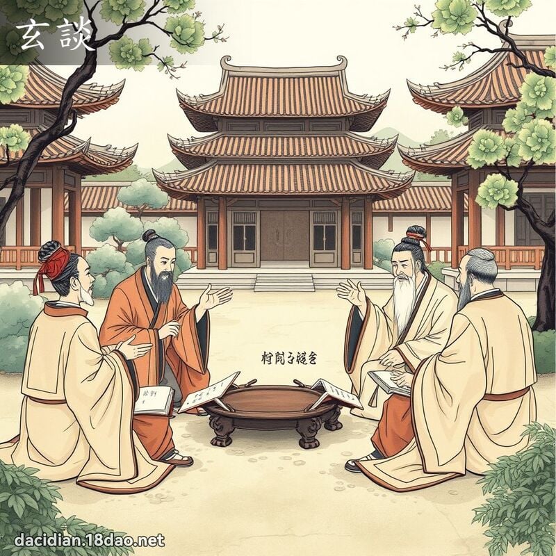 玄谈 - 国语大辞典配图