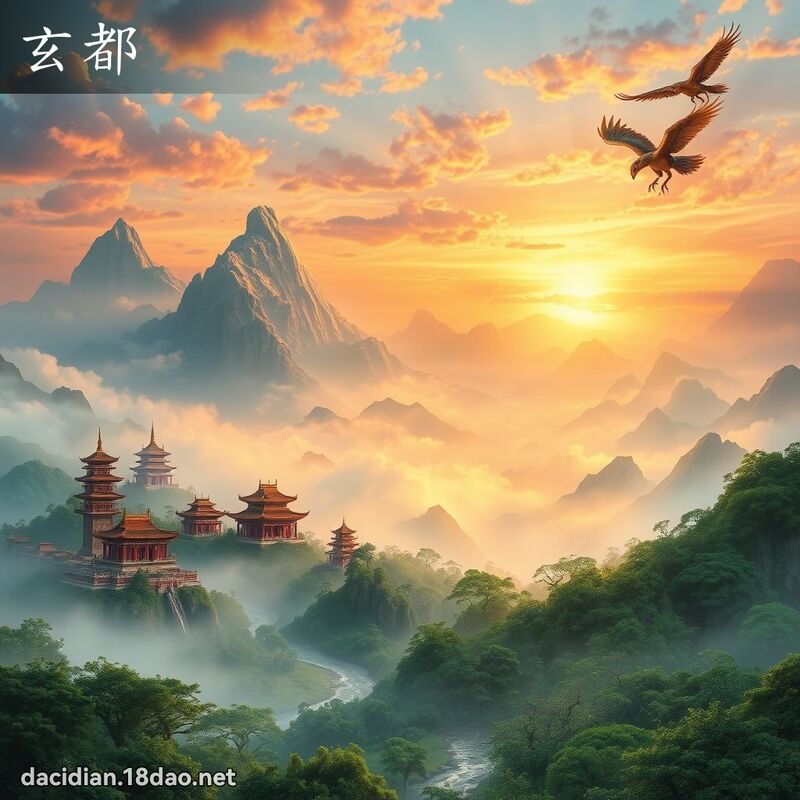 玄都 - 國語大辭典配圖