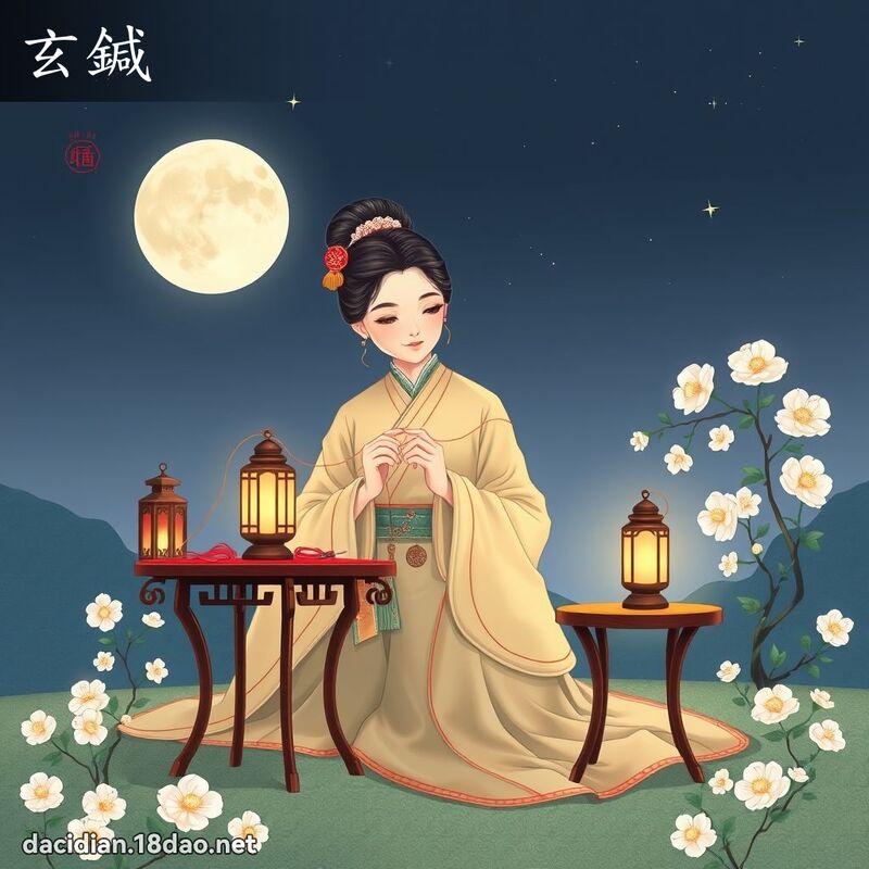玄鍼 - 國語大辭典配圖