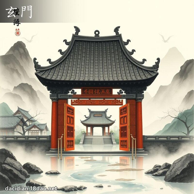 玄门 - 国语大辞典配图