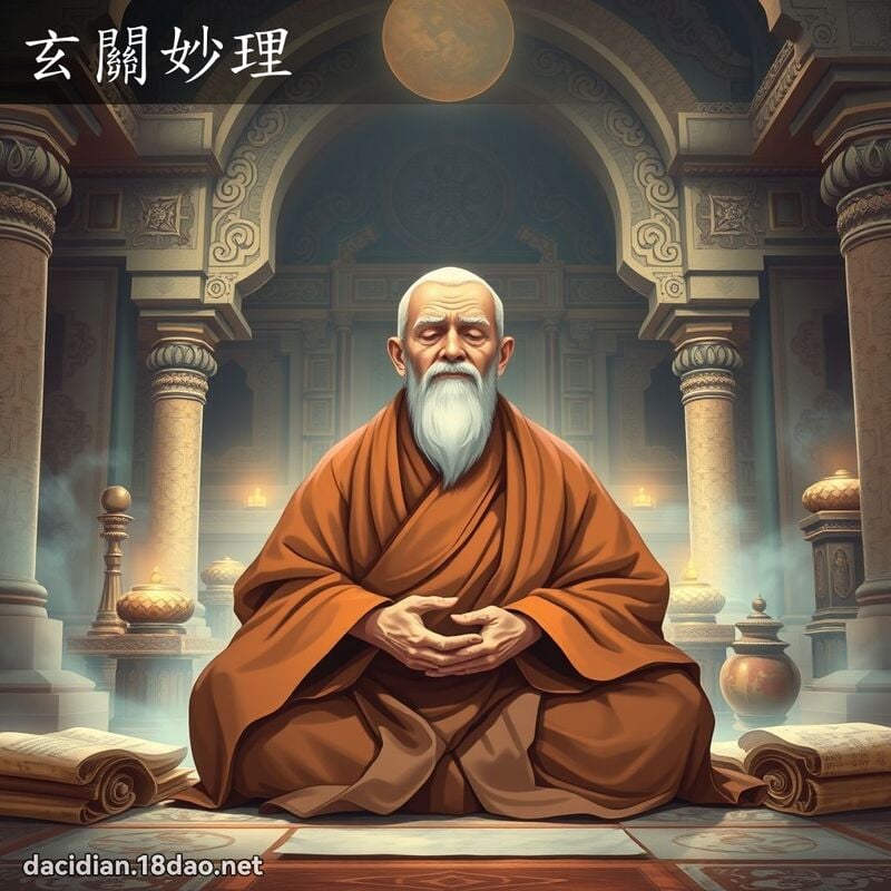 玄关妙理 - 国语大辞典配图
