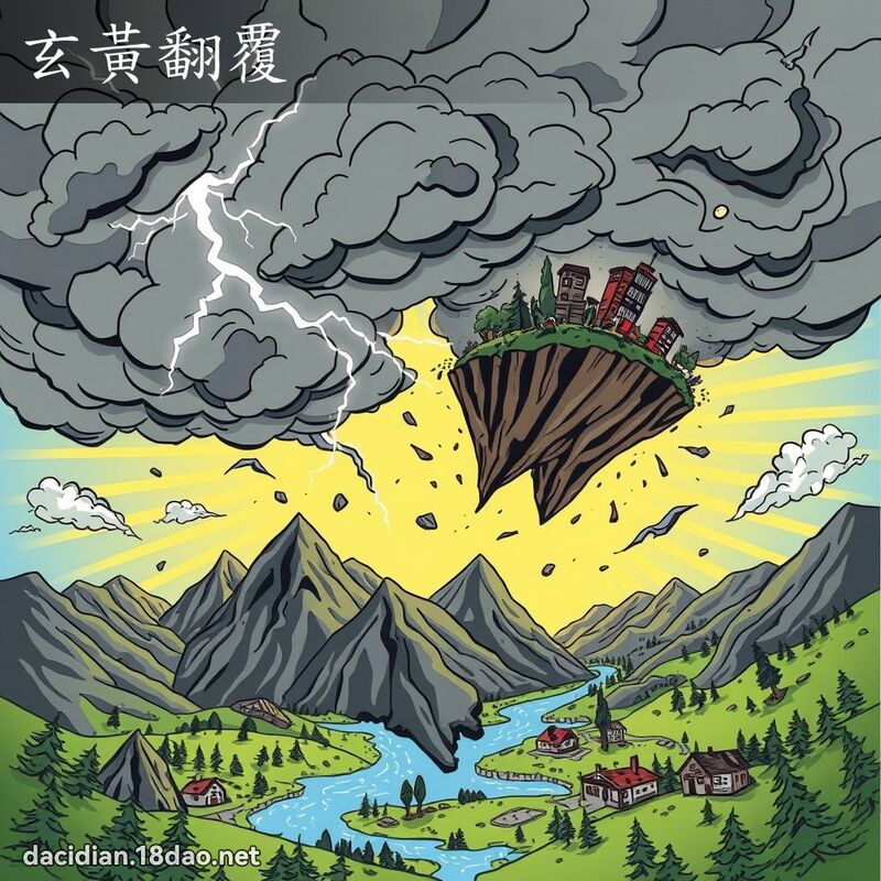 玄黃翻覆 - 國語大辭典配圖