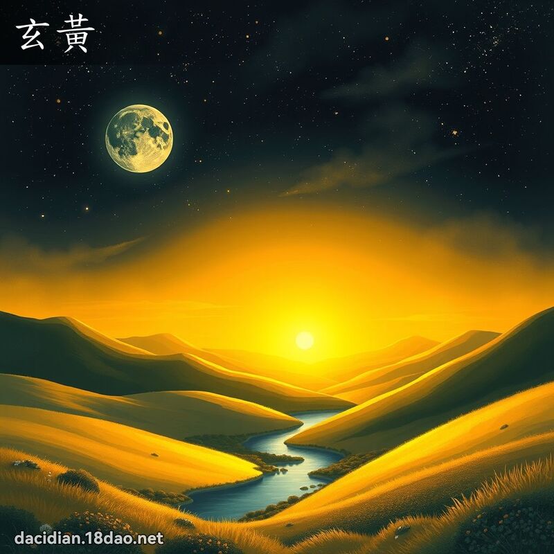 玄黃 - 國語大辭典配圖