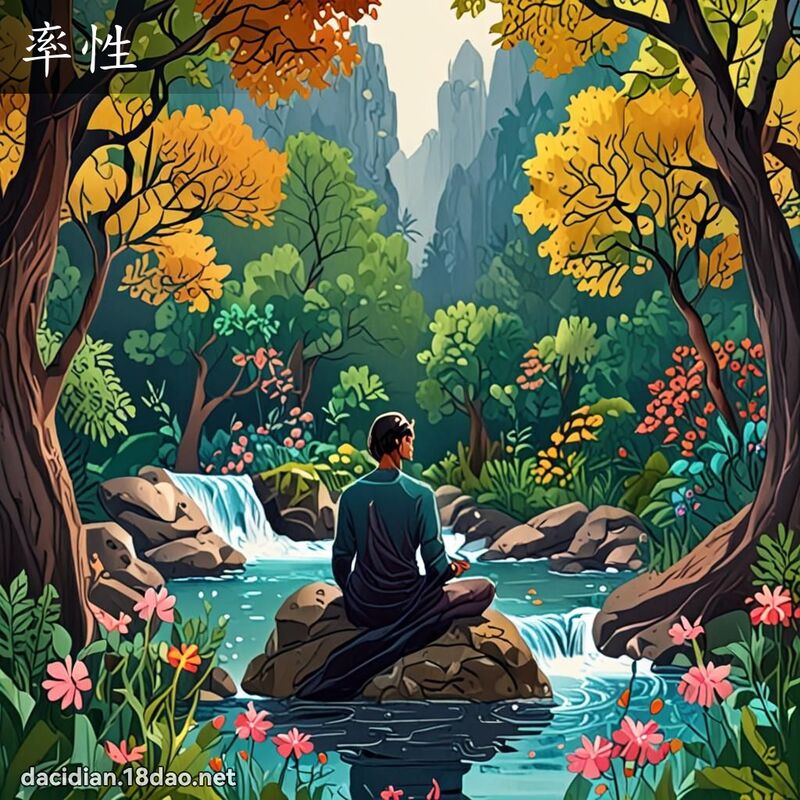 率性 - 國語大辭典配圖