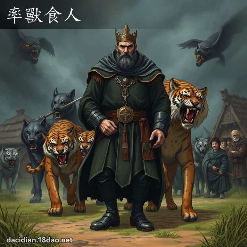 率獸食人 - 國語大辭典配圖