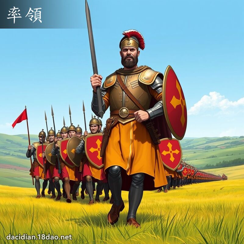 率領 - 國語大辭典配圖