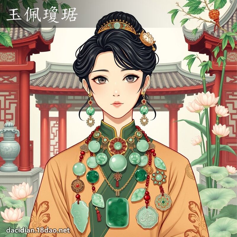 玉佩瓊琚 - 國語大辭典配圖