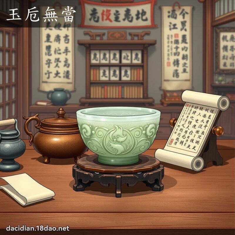 玉卮无当 - 国语大辞典配图