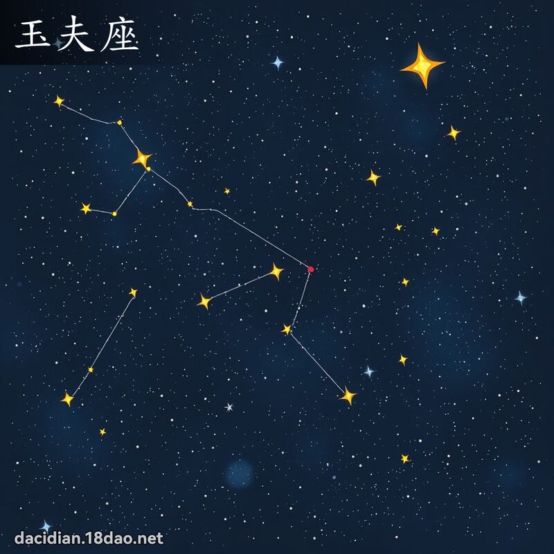 玉夫座 - 國語大辭典配圖