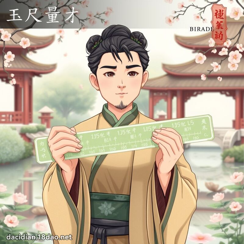 玉尺量才 - 國語大辭典配圖