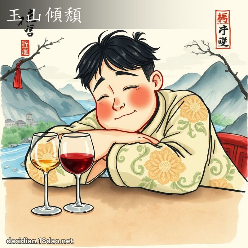 玉山倾颓 - 国语大辞典配图