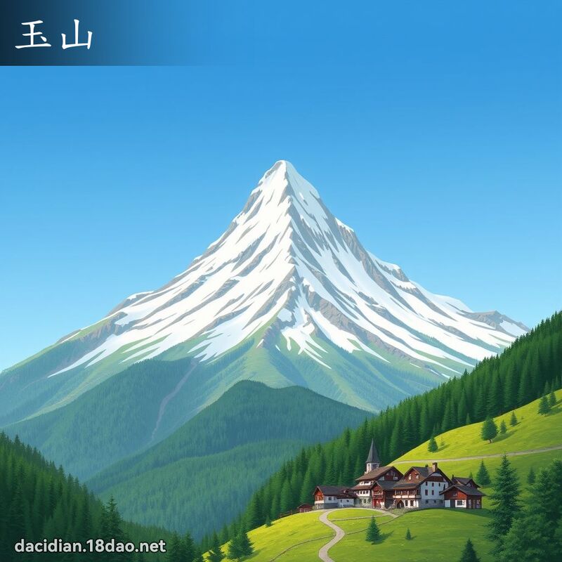 玉山 - 國語大辭典配圖
