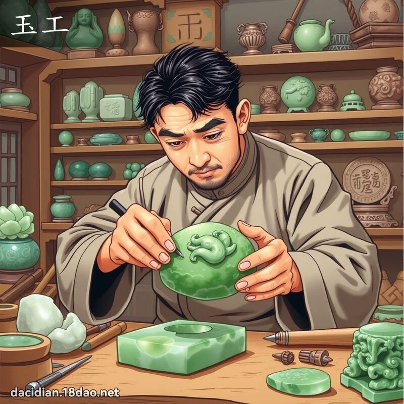 玉工 - 國語大辭典配圖