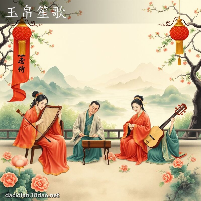 玉帛笙歌 - 国语大辞典配图