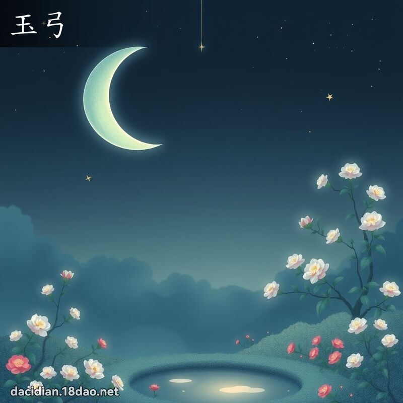玉弓 - 国语大辞典配图