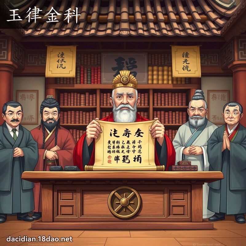玉律金科 - 国语大辞典配图