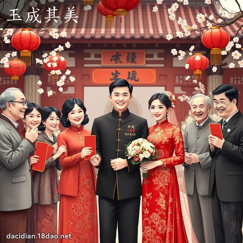 玉成其美 - 國語大辭典配圖