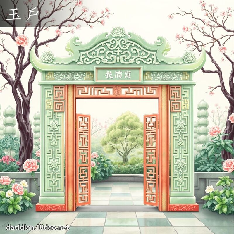 玉戶 - 國語大辭典配圖