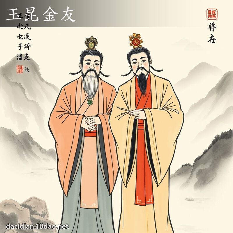 玉昆金友 - 國語大辭典配圖