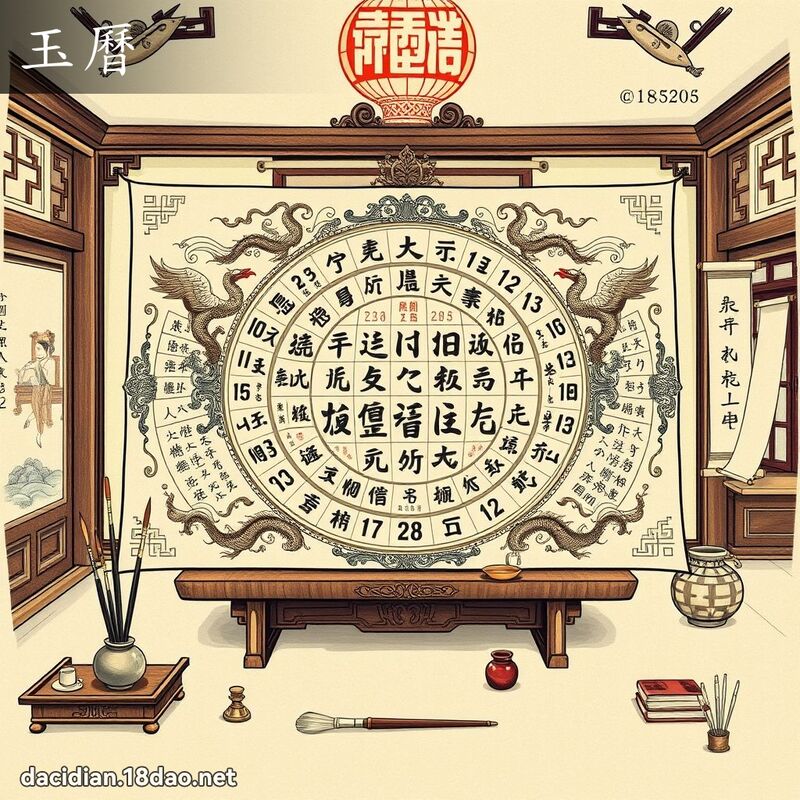 玉曆 - 國語大辭典配圖