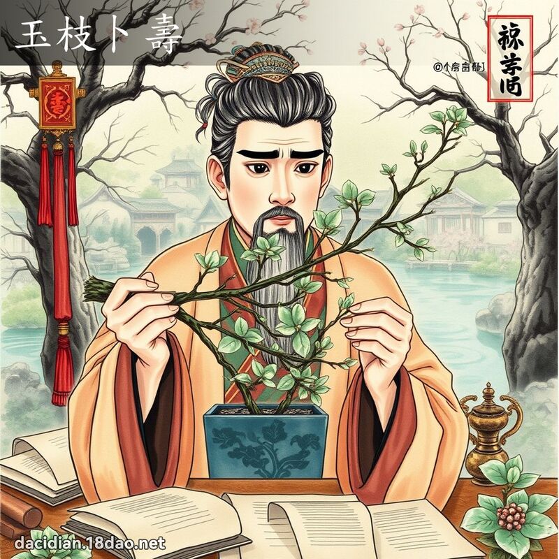 玉枝卜寿 - 国语大辞典配图