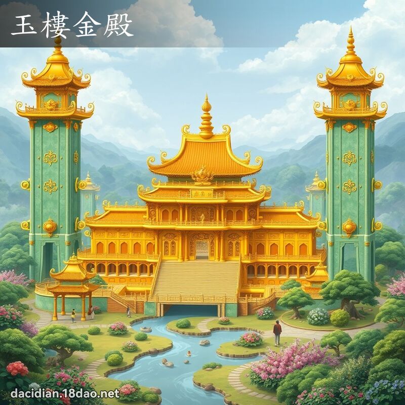 玉楼金殿 - 国语大辞典配图