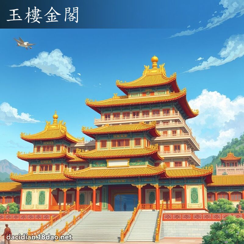 玉楼金阁 - 国语大辞典配图
