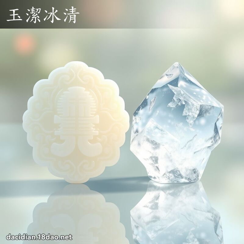 玉潔冰清 - 國語大辭典配圖