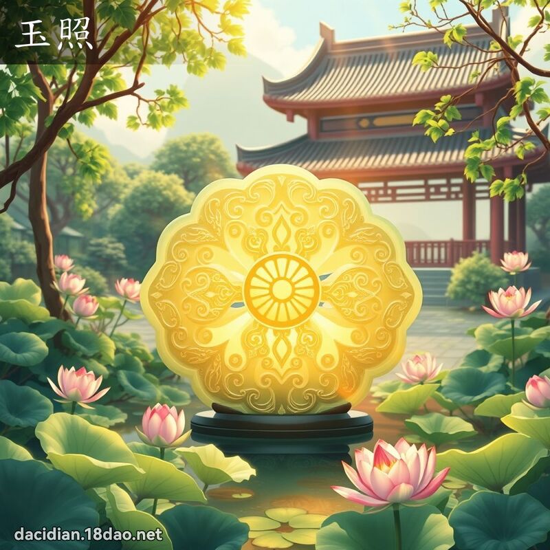 玉照 - 国语大辞典配图