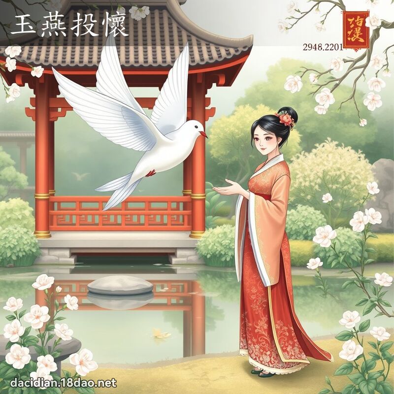 玉燕投懷 - 國語大辭典配圖