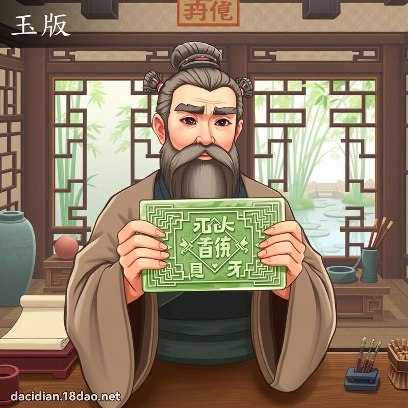玉版 - 國語大辭典配圖