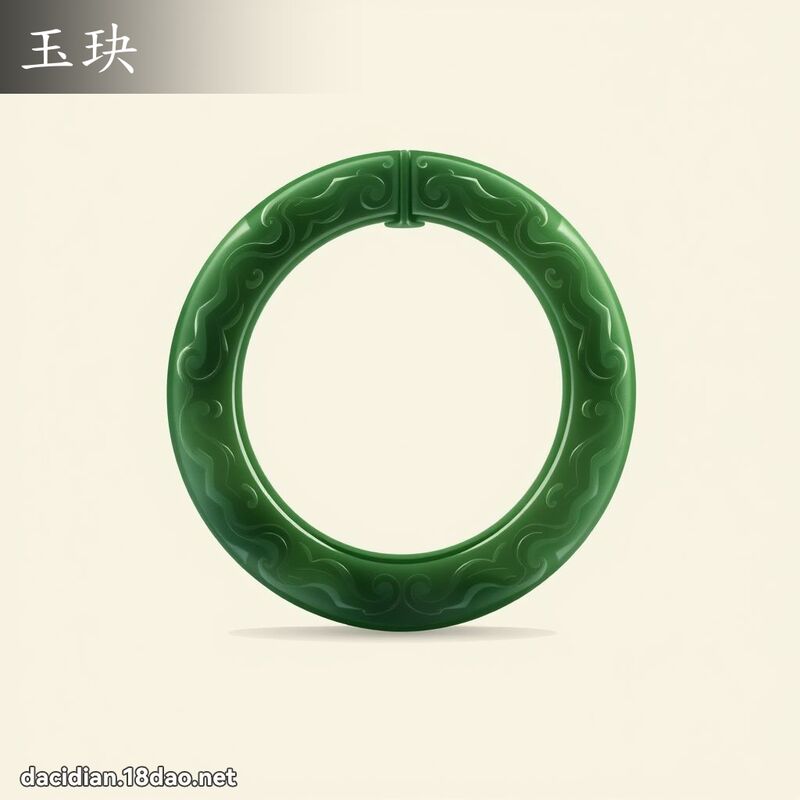 玉玦 - 國語大辭典配圖