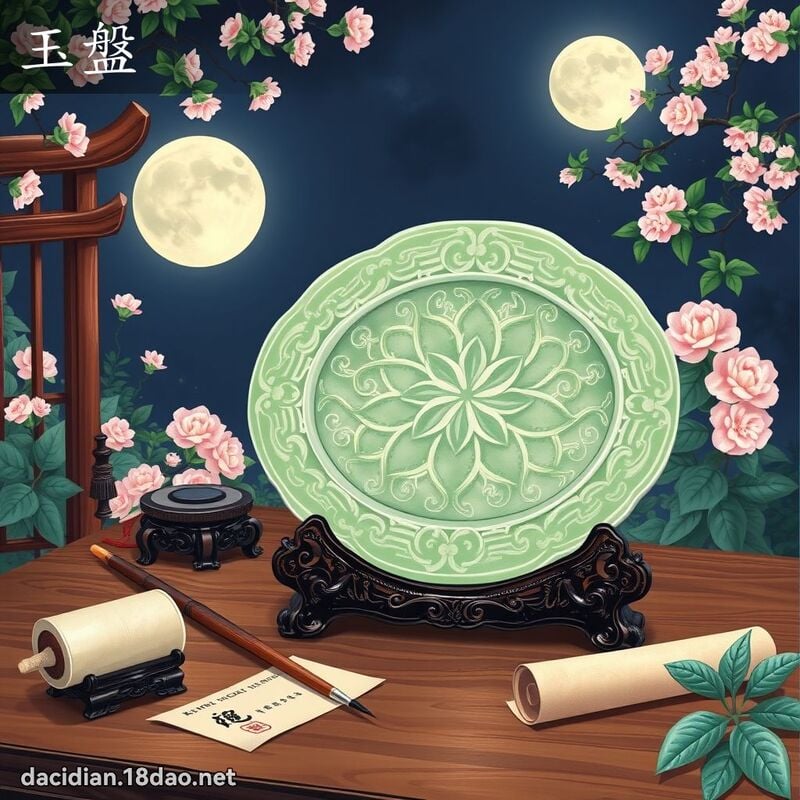 玉盘 - 国语大辞典配图