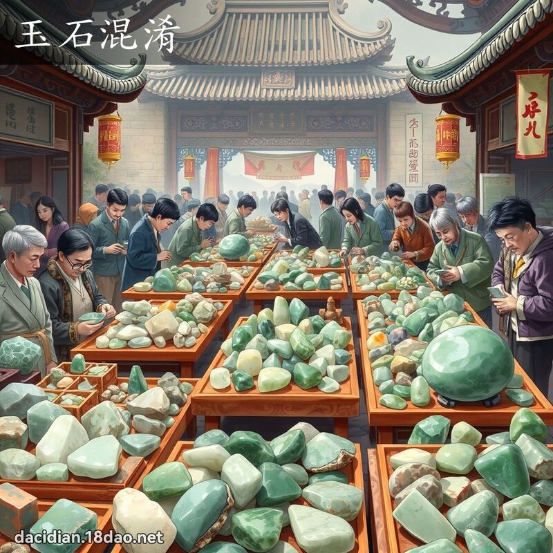 玉石混淆 - 國語大辭典配圖