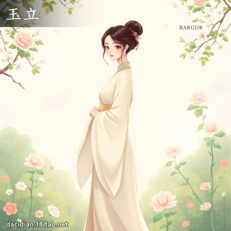 玉立 - 国语大辞典配图