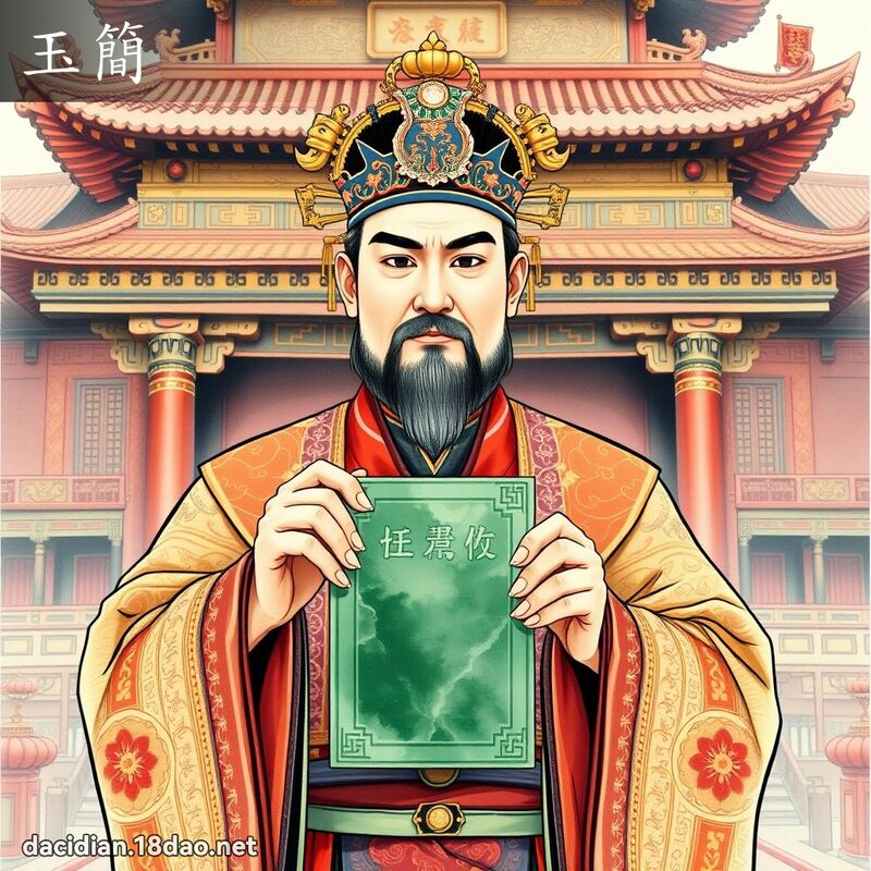 玉簡 - 國語大辭典配圖