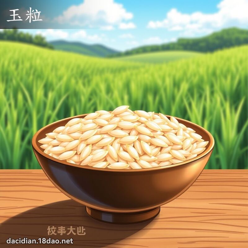 玉粒 - 國語大辭典配圖